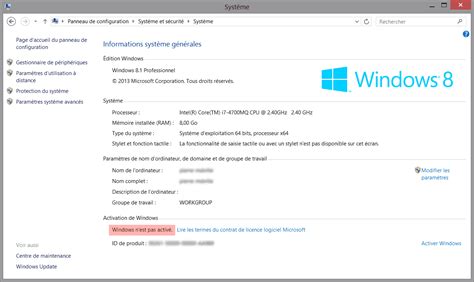 Comment activer windows 8.1 avec la clé oem de windows 8